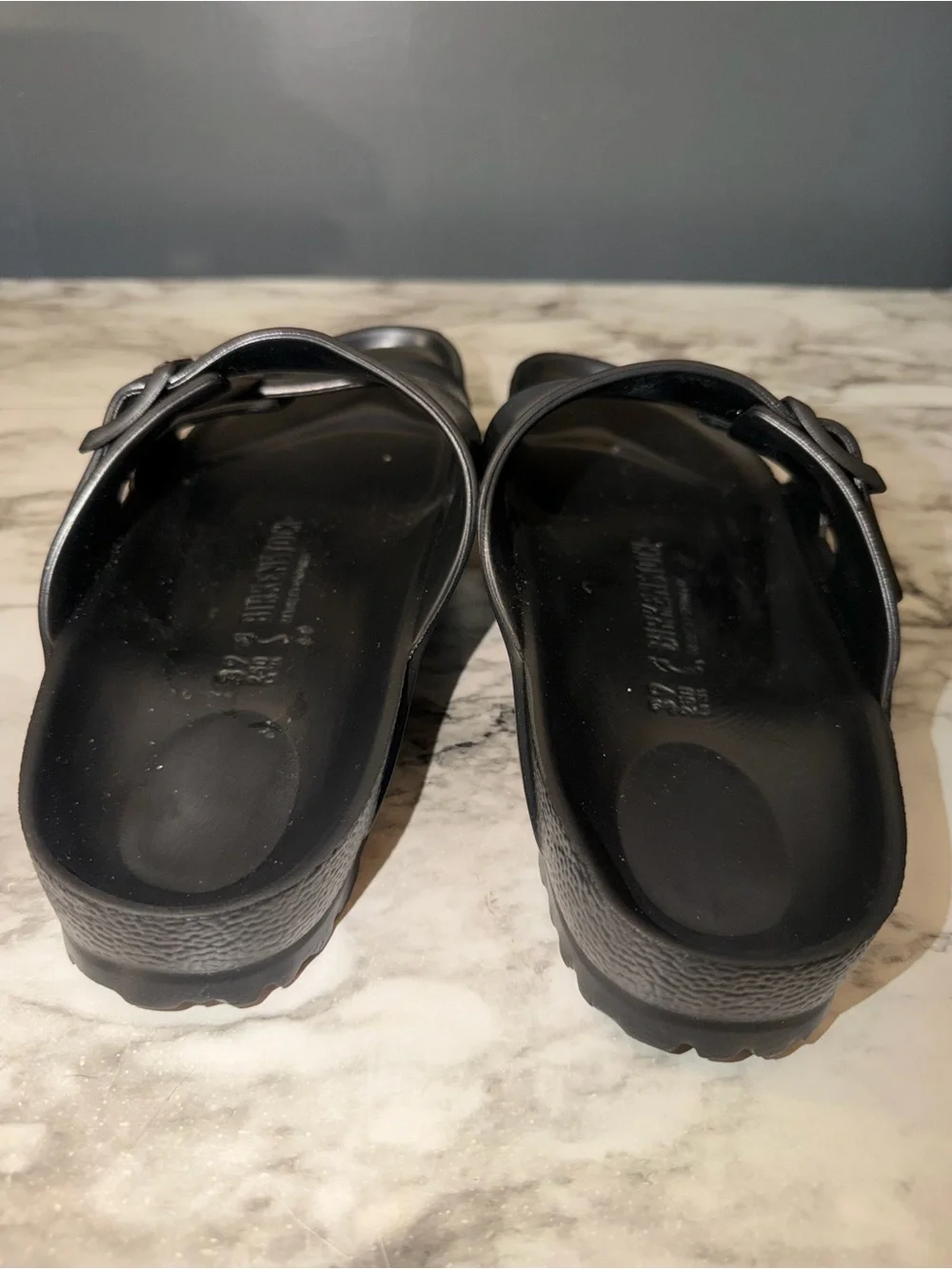 Birkenstock rubber sandals